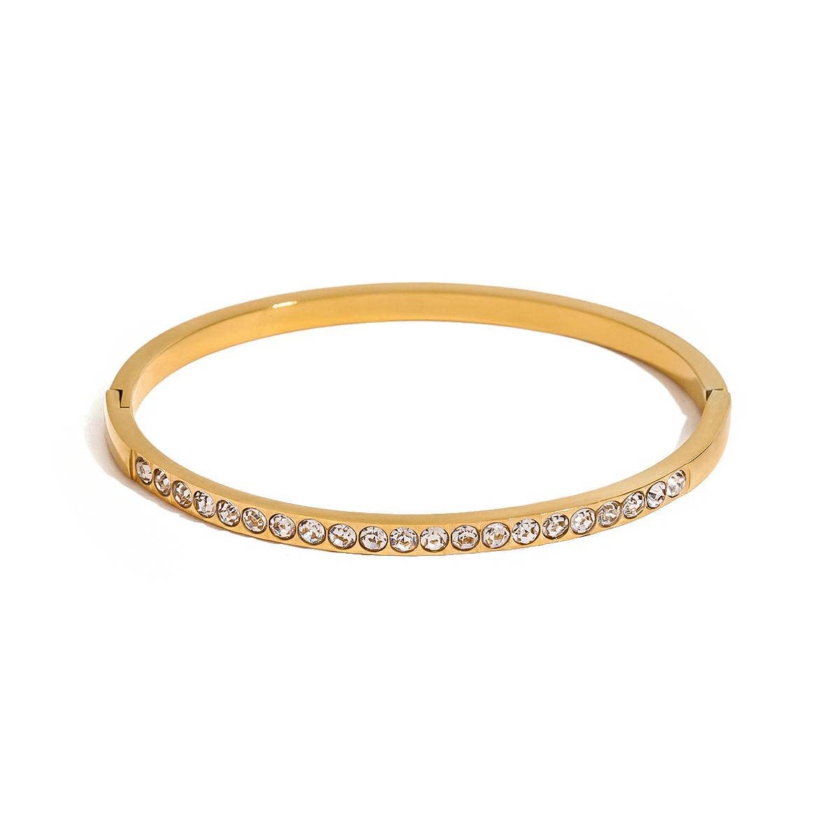 Gold Bangle Bracelets - Waterproof