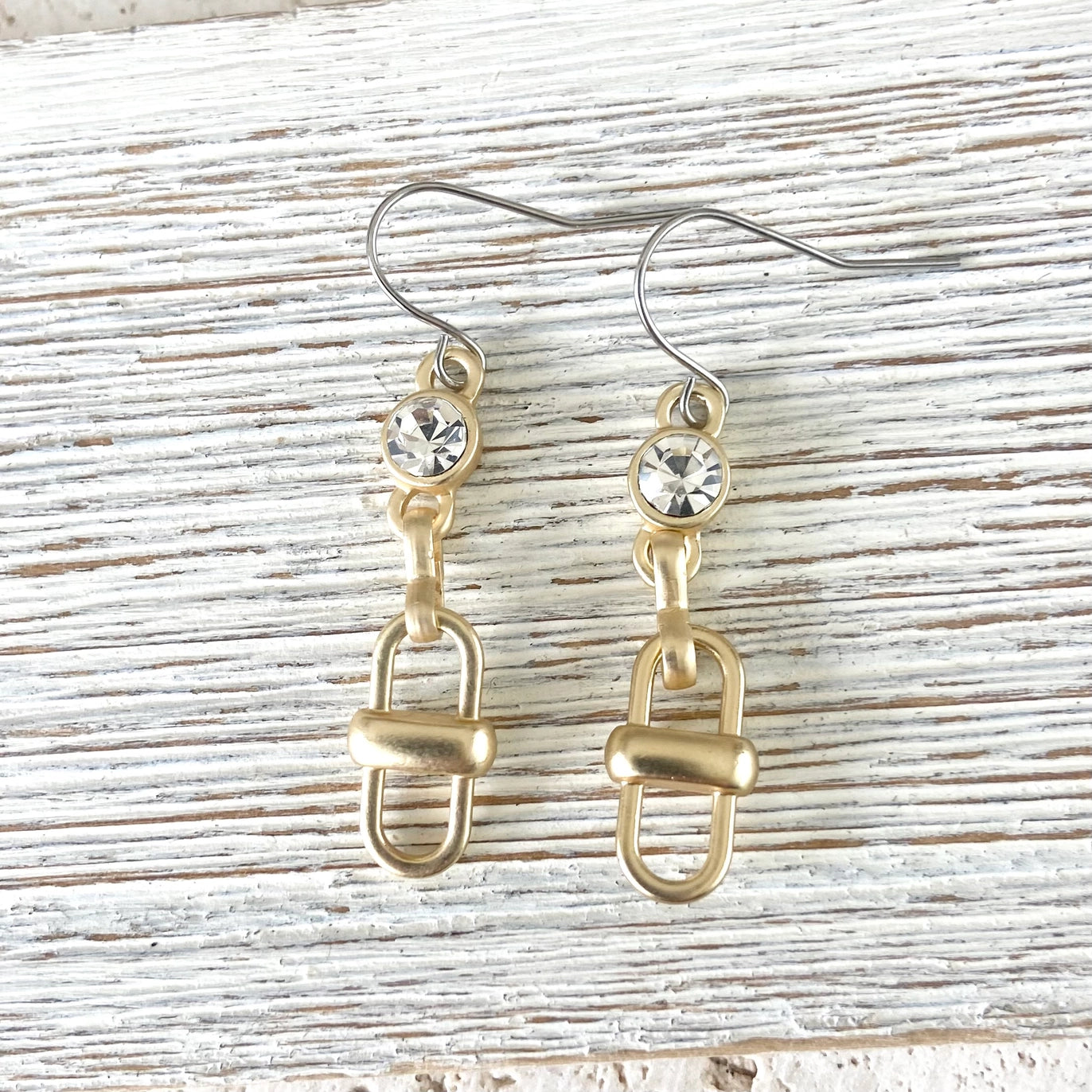 Equestrian Chain Link Earrings