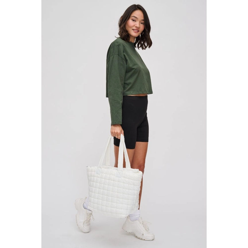 BREAKAWAY QUILTED PUFFER TOTE