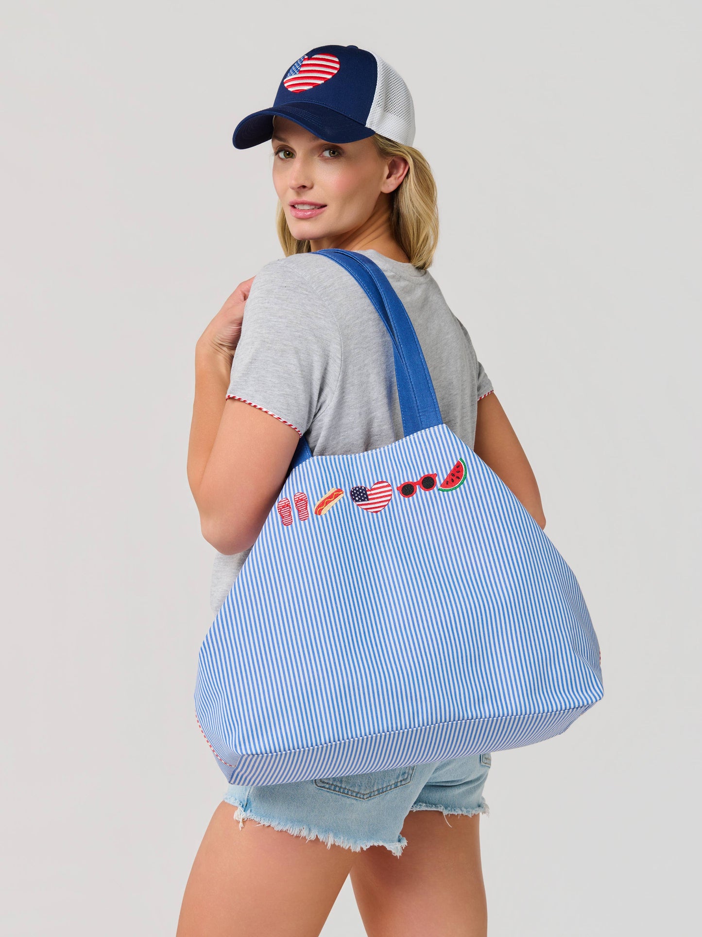 Americana Tie-Up Tote