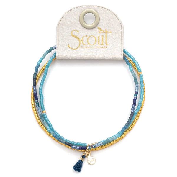 Chromacolor Miyuki Bracelet Trio - Cobalt Multi/Gold