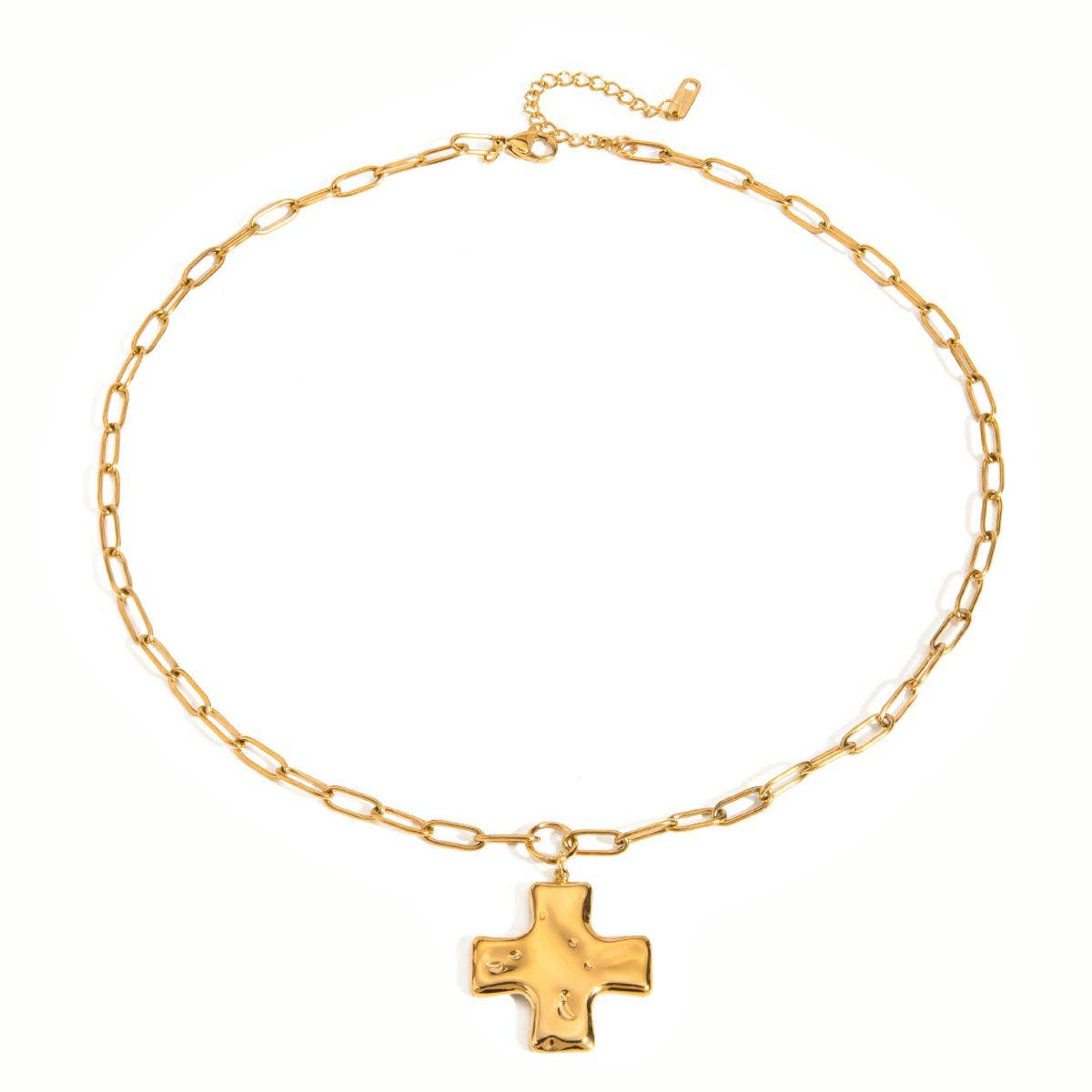 CROSS PENDANT NECKLACE - WATERPROOF