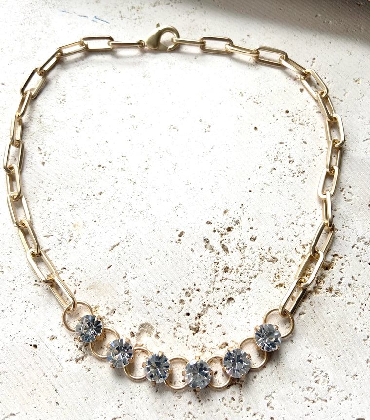 2 in 1 Crystal Wrap Necklace/Bracelet