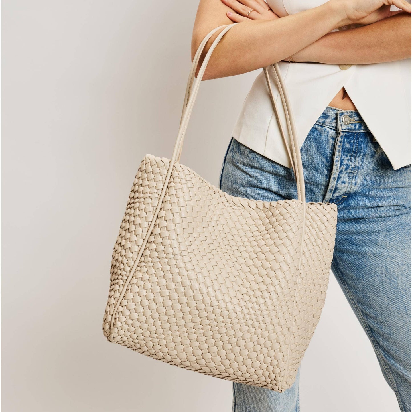 Gladys Woven Tote