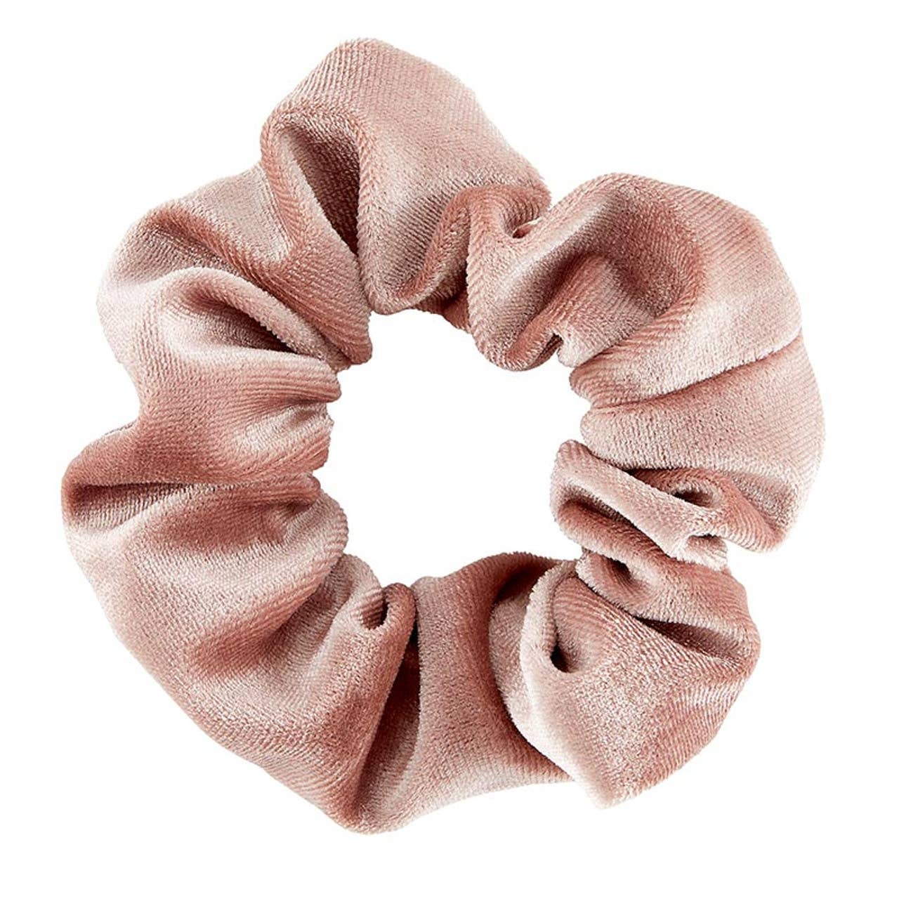 LARGE SCRUNCHIE IN HEART ORNAMENT - BLUSH