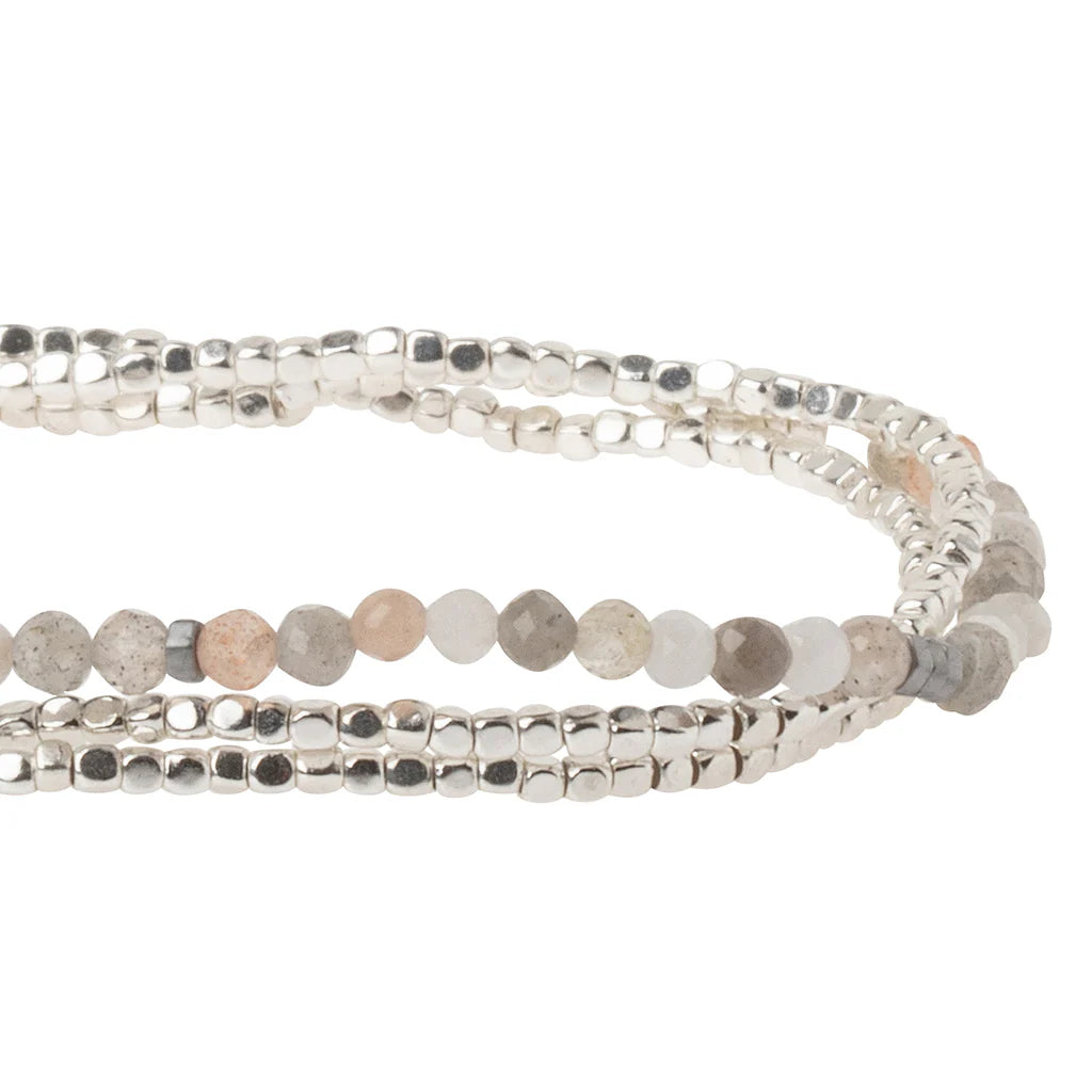 DELICATE STONE BRACELET/NECKLACE MOONSTONE - STONE OF BALANCE