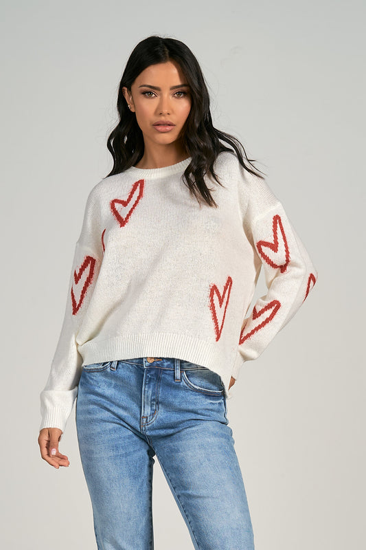 Jules Hearts Sweater