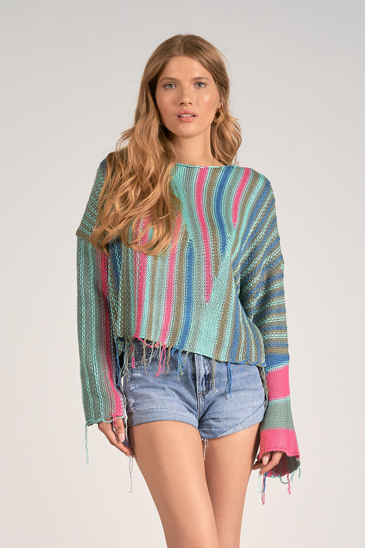 Boho Stripe Sweater