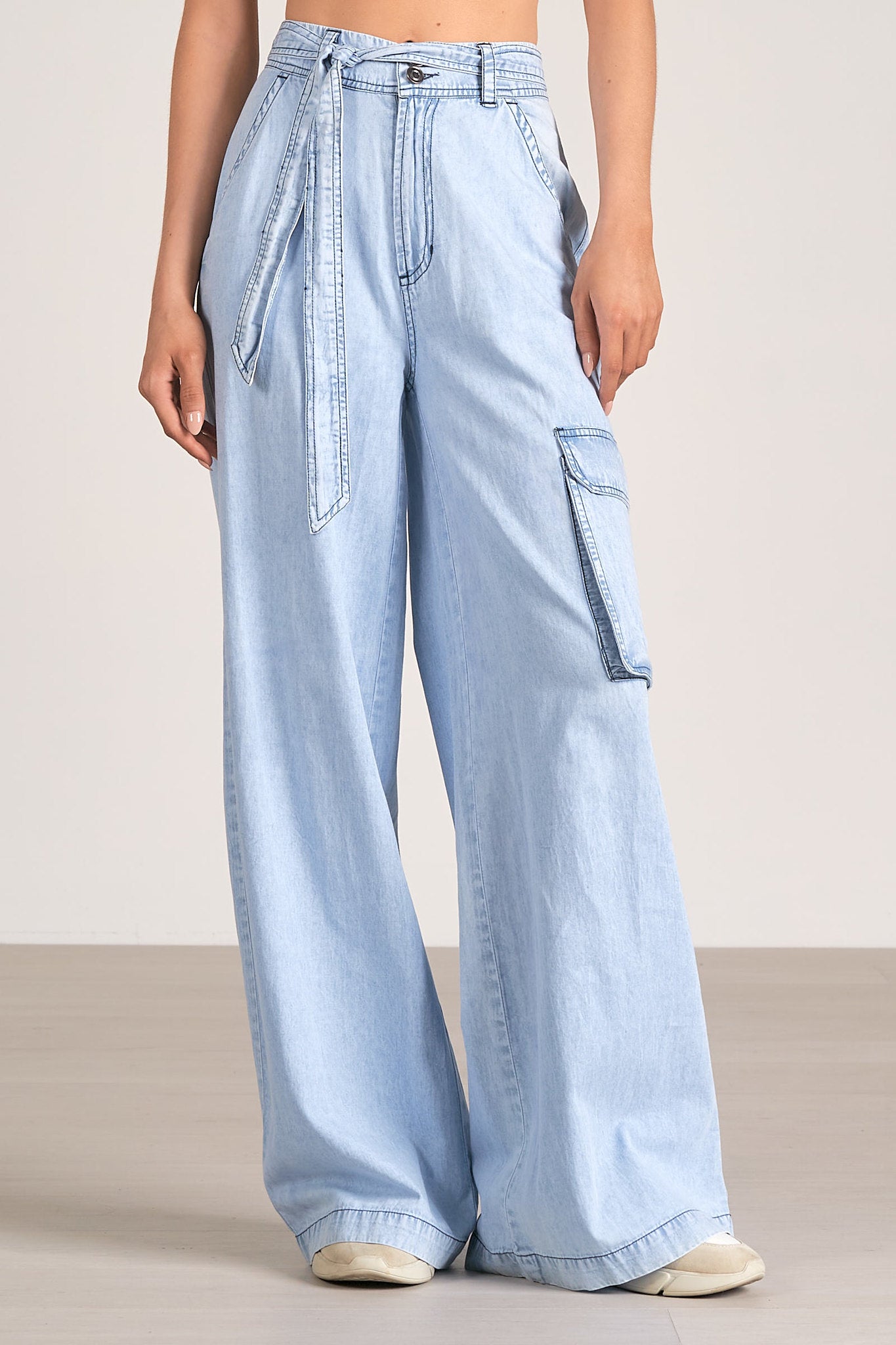 Wide Leg Cargo Pants