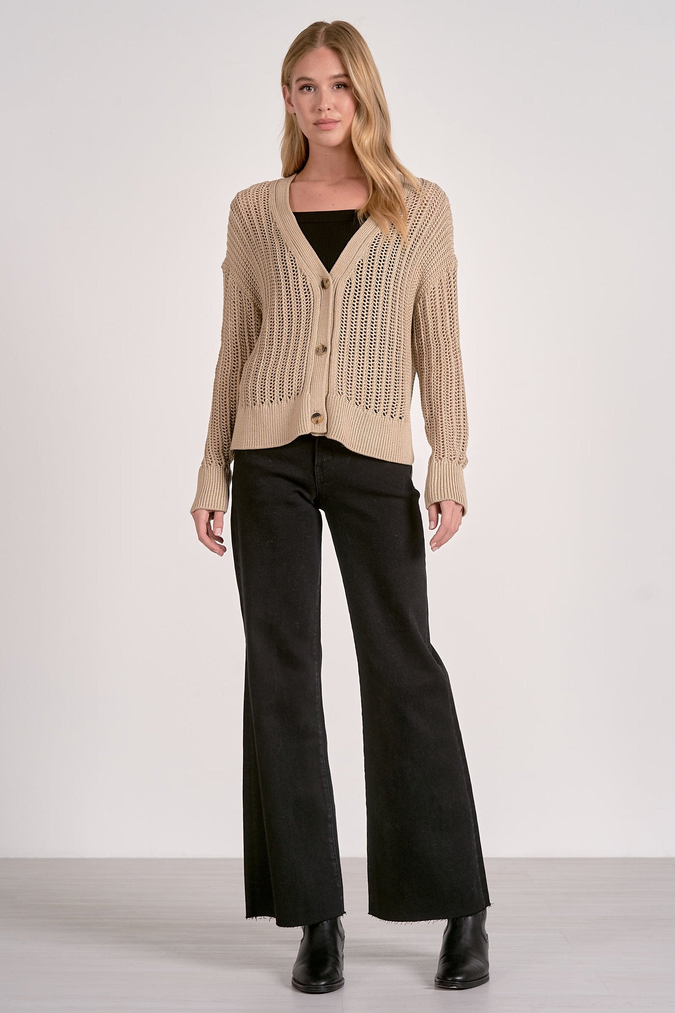 CROCHET KNIT CARDIGAN