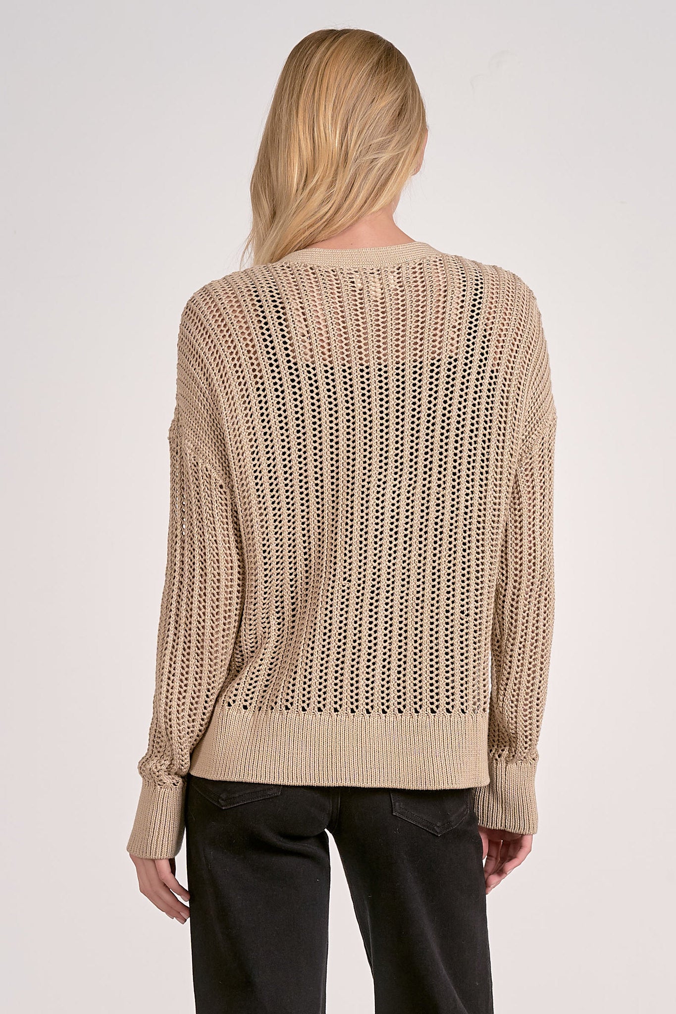 CROCHET KNIT CARDIGAN