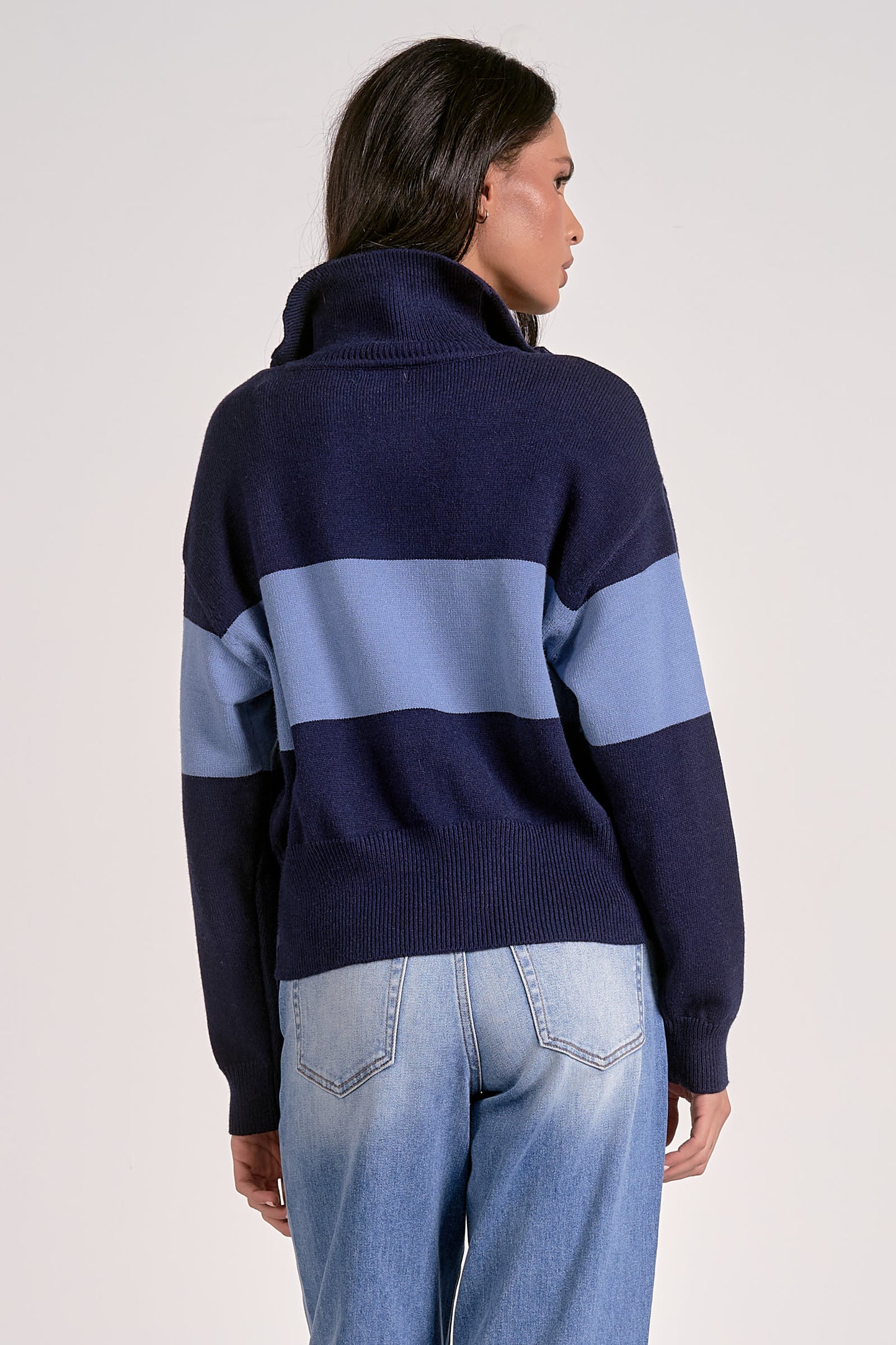 Suki Sweater - Blue Stripe