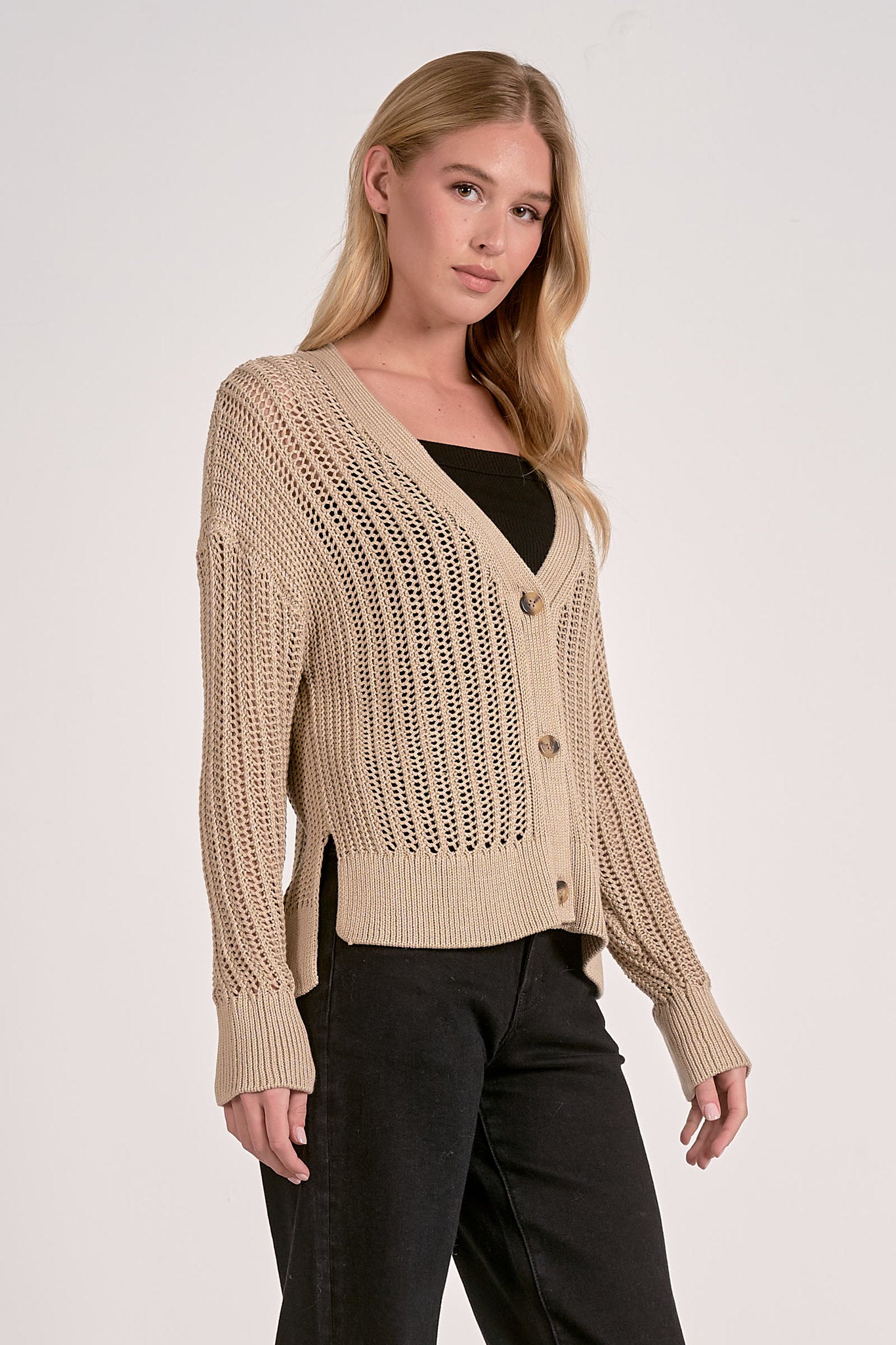 CROCHET KNIT CARDIGAN