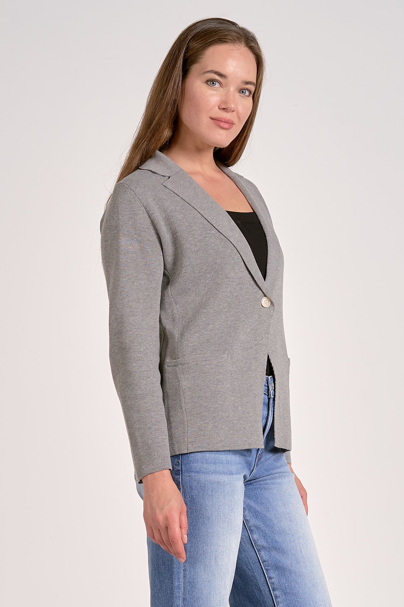 Rocky Blazer Sweater - Grey