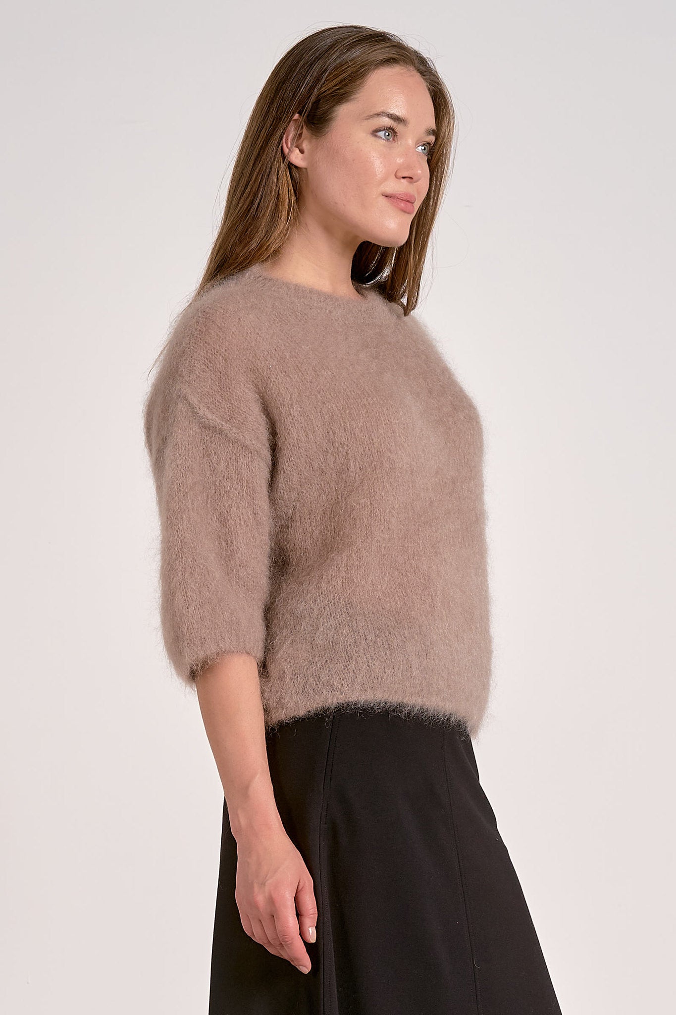Mocha Crewneck Sweater