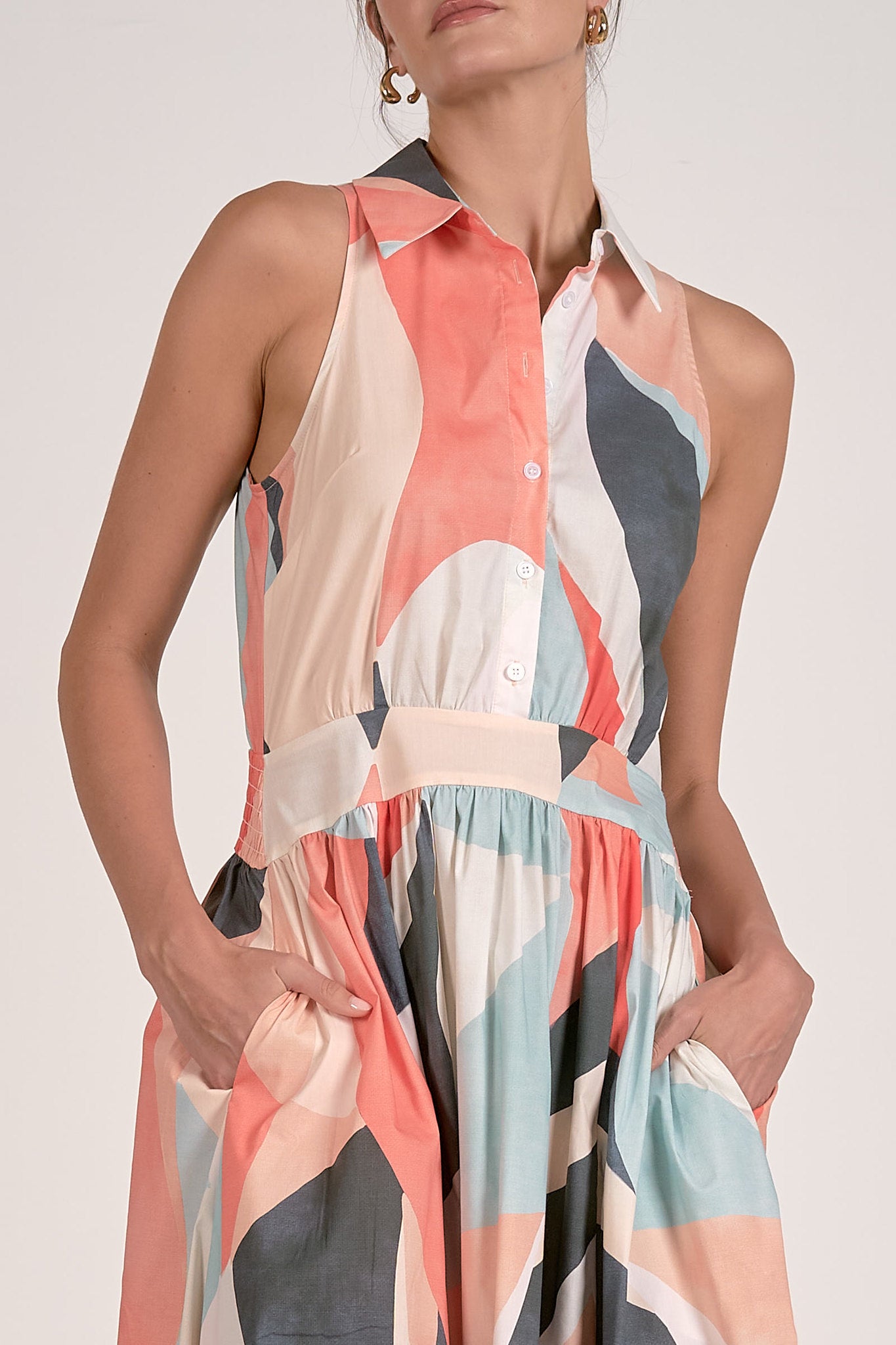 Multi Prism Maxi Dress