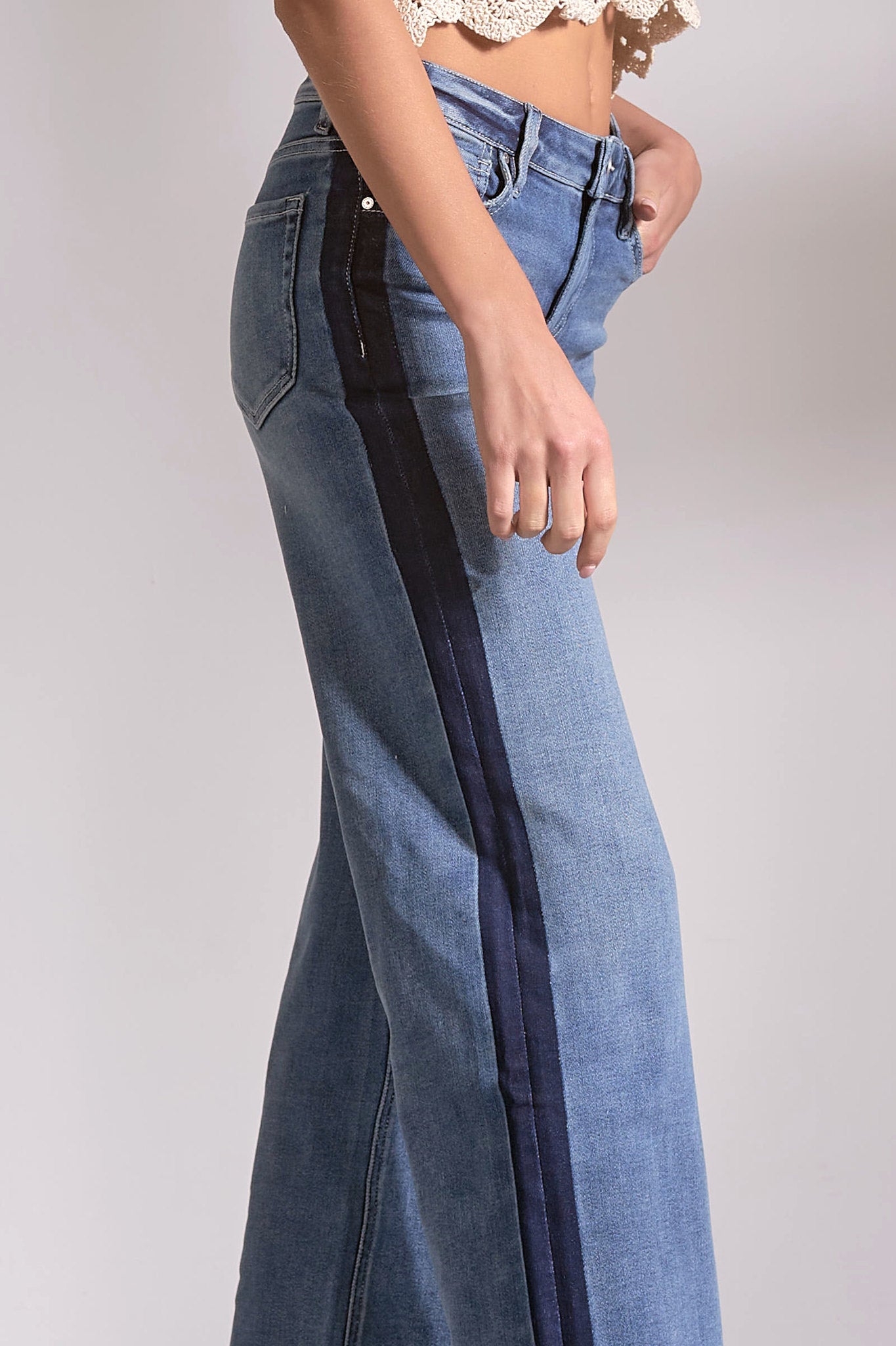 Track Stripe Jeans
