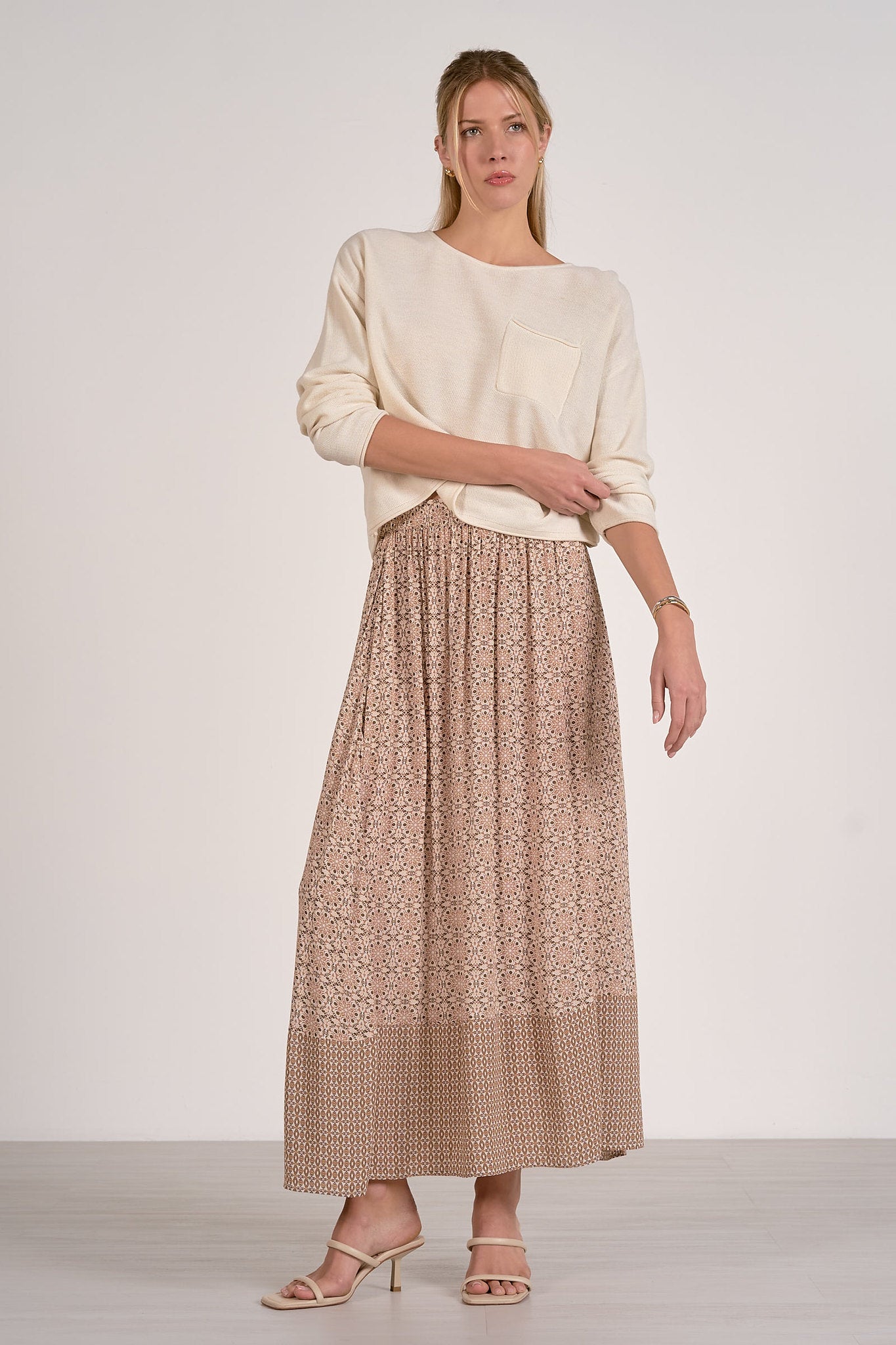 Front Pocket Crewneck Sweater