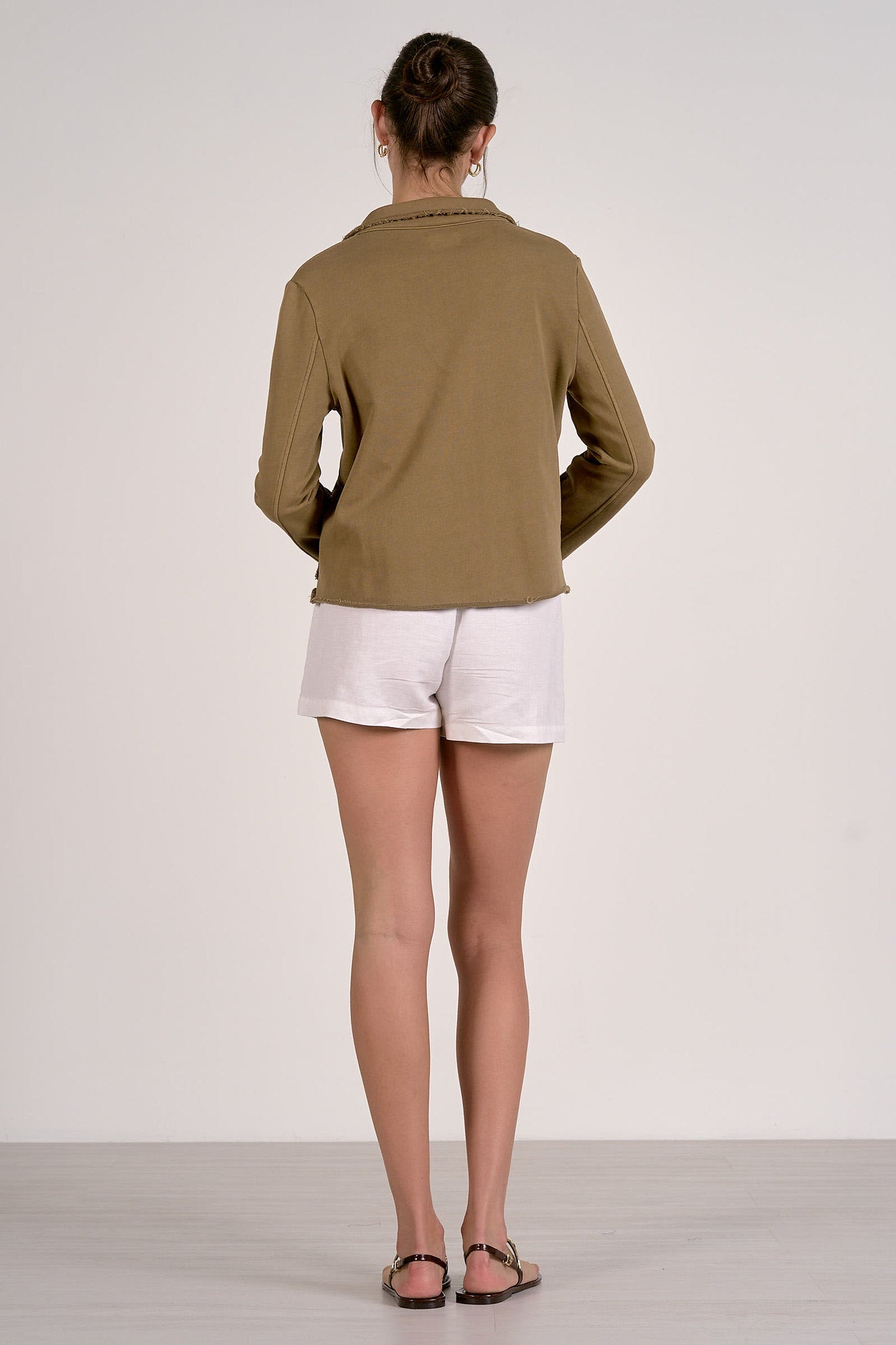 Double Breasted Knit Blazer