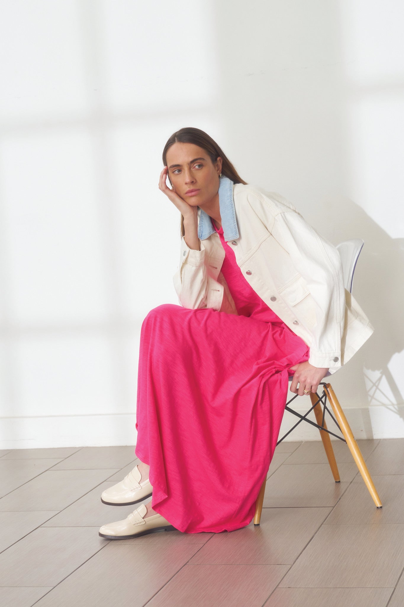 Front Pocket Denim Jacket