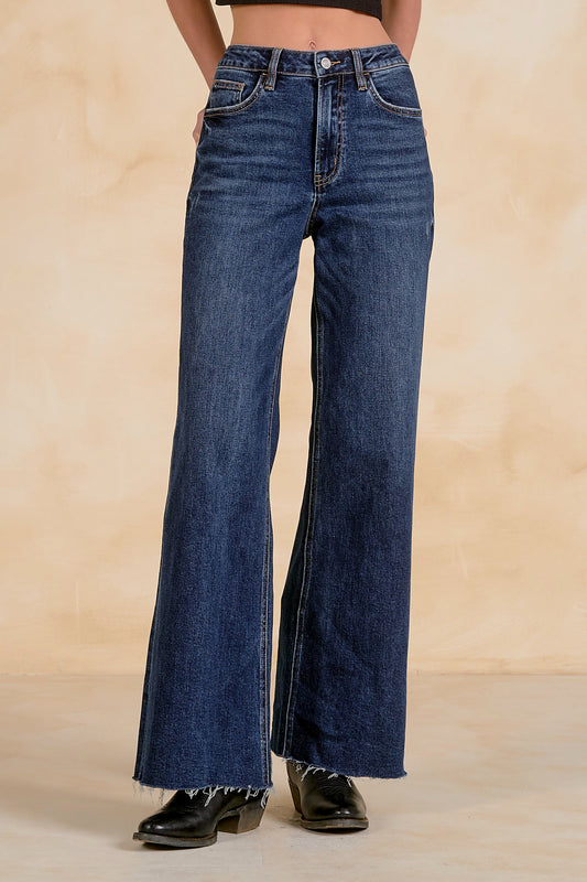 High Rise Wide Leg Jeans