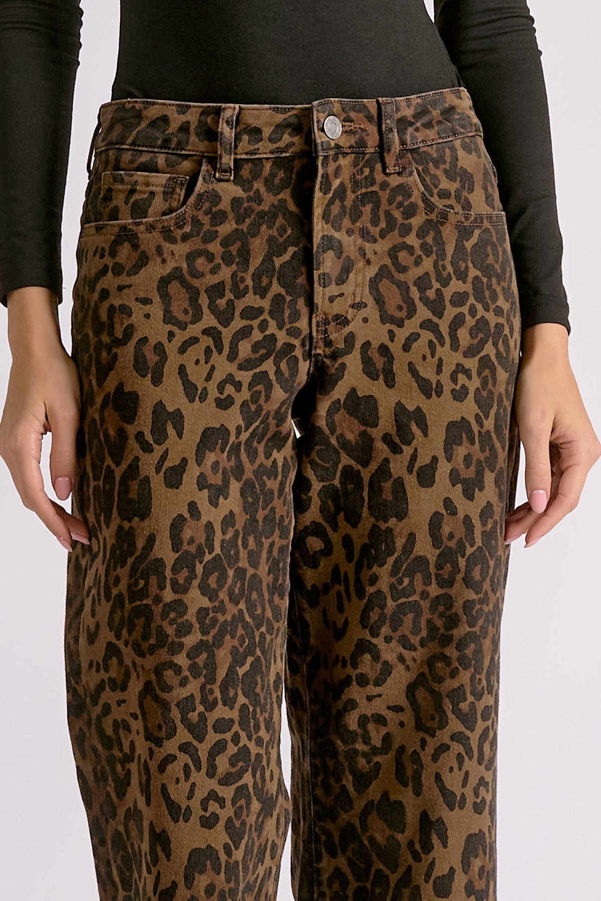 Cheetah Print Jeans