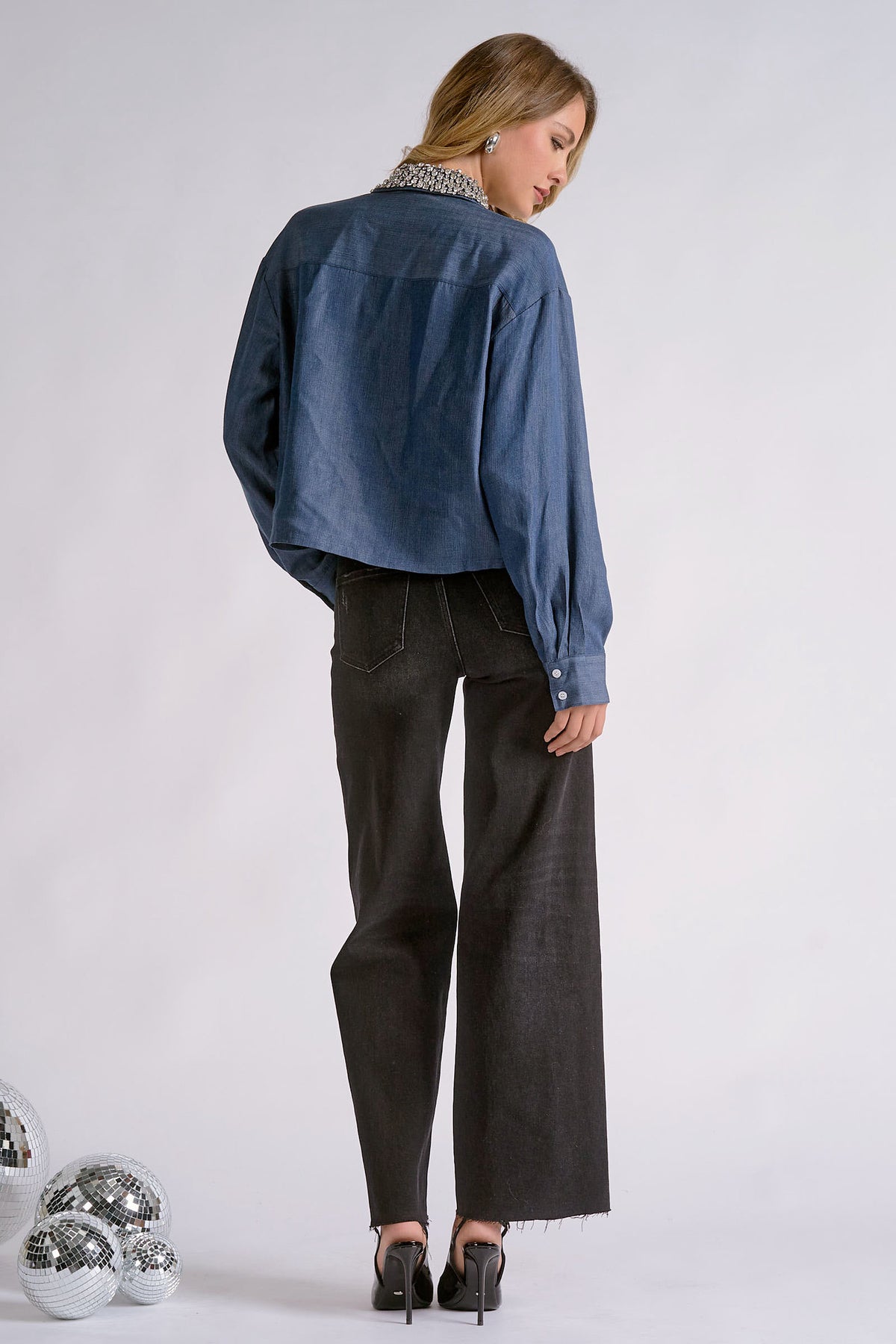 Stone Collar Top