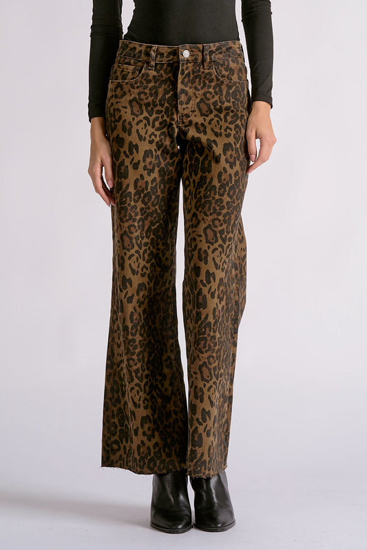 Cheetah Print Jeans