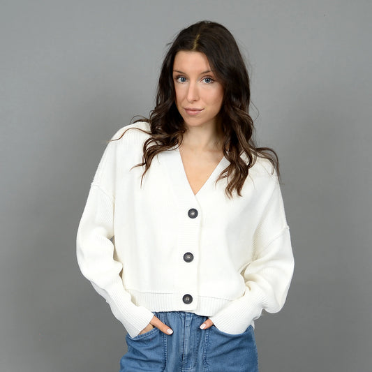 Sumire Long Sleeve V-Neck Cardigan