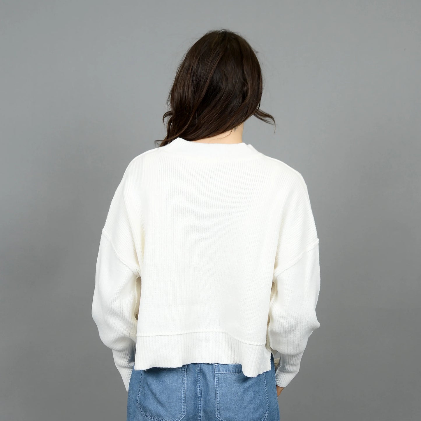 Sumire Long Sleeve V-Neck Cardigan