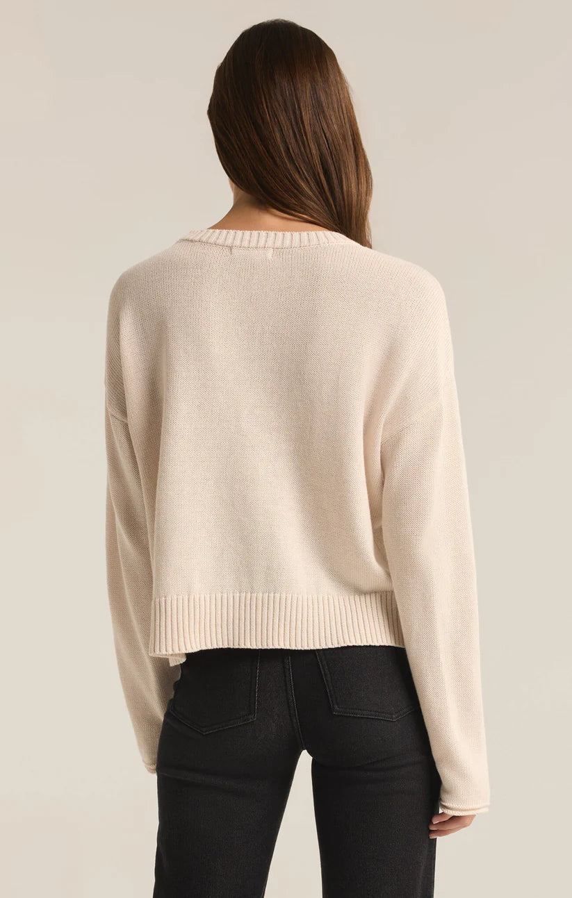 Z SUPPLY SIENNA SWEATER - LET IT SNOW