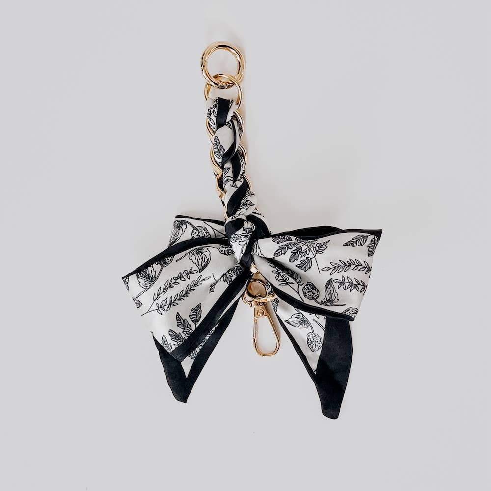 Satin Bow Bag Charm