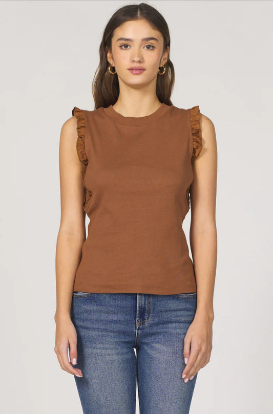 BRIDGETTE TOP - CAPPUCCINO
