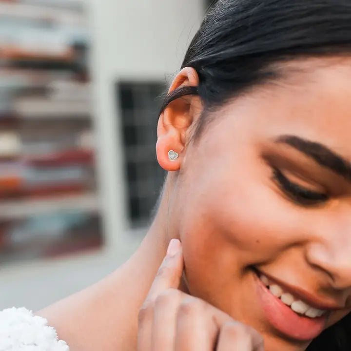 NEW MOON LOVE/HEART EARRINGS