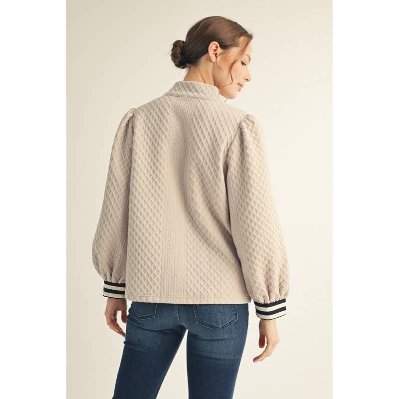 Quilted Texture Top