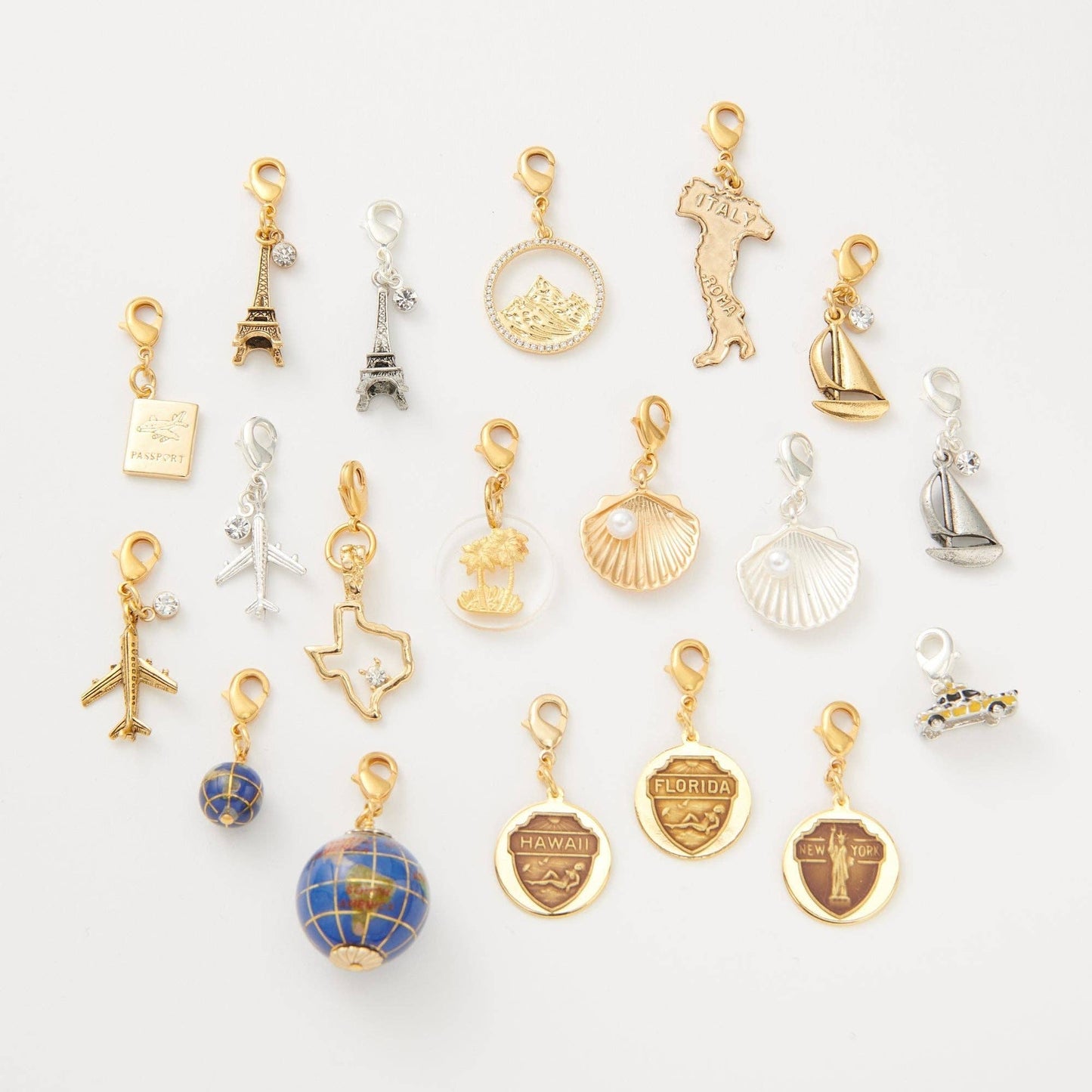JOHN WIND TRAVEL & ADVENTURE CHARMS