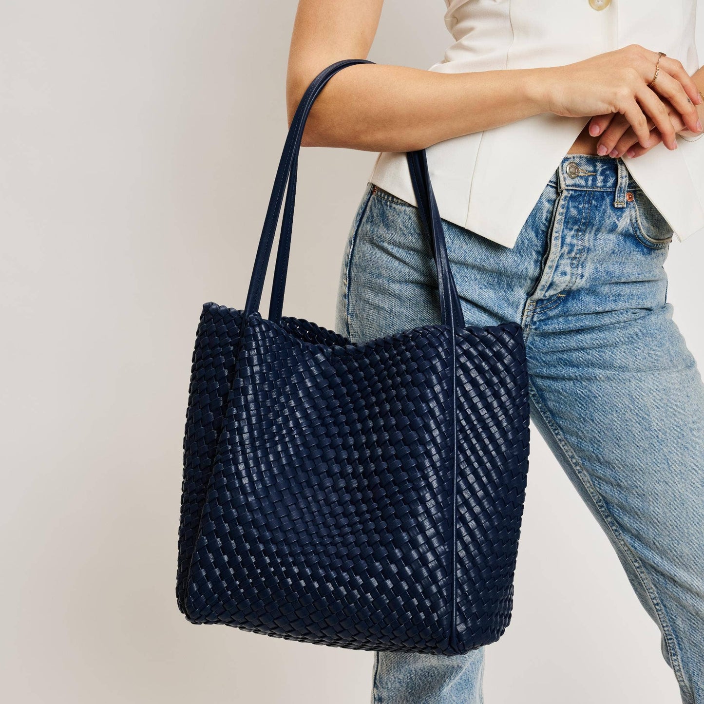 Gladys Woven Tote