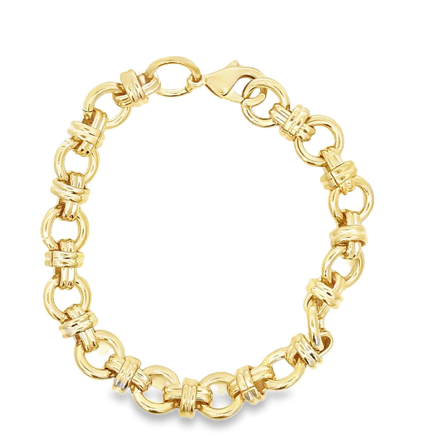 OVAL KNOT LINK ROLO BRACELET