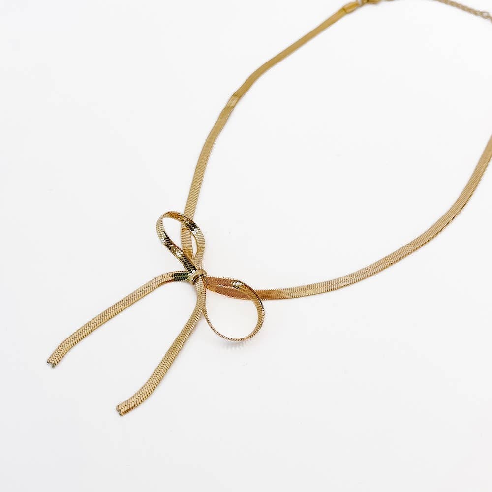 BLAIR BOW NECKLACE