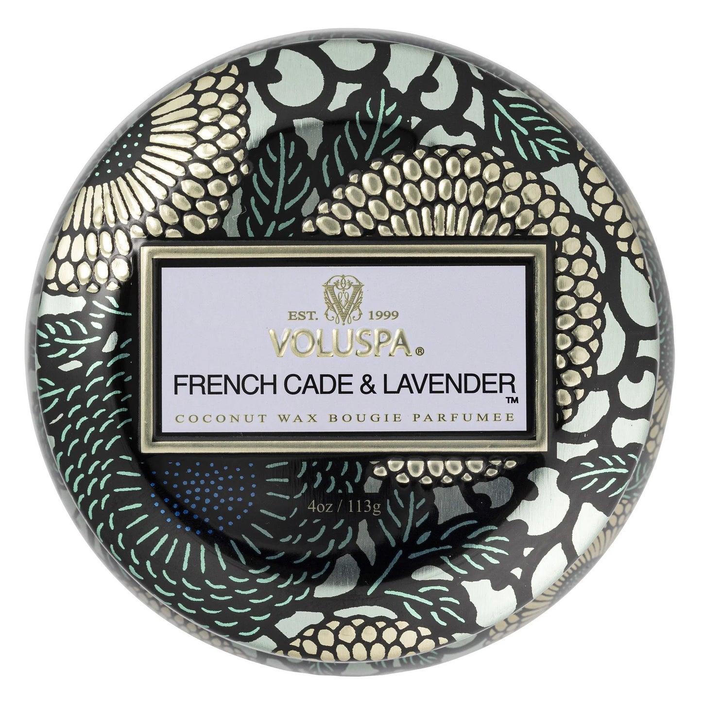 FRENCH CADE LAVENDER|MINI TIN CANDLE