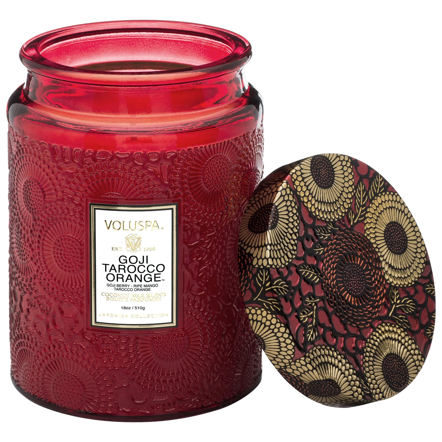 GOJI TAROCCO ORANGE|LARGE JAR CANDLE