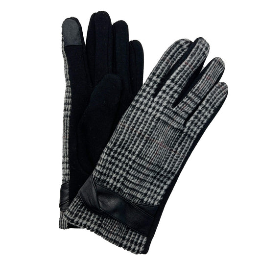 Tweed Plaid Gloves