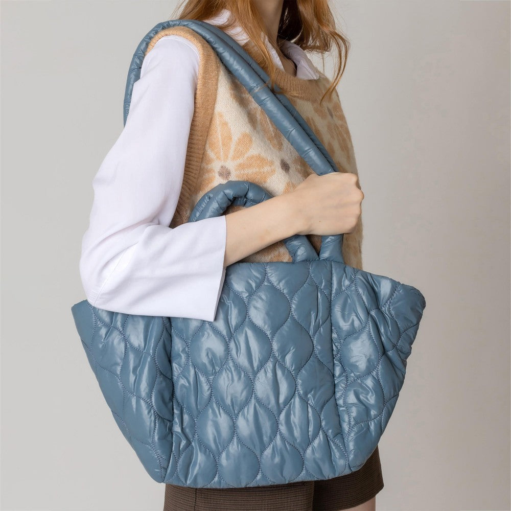 Puffy Quilt Tote Bag