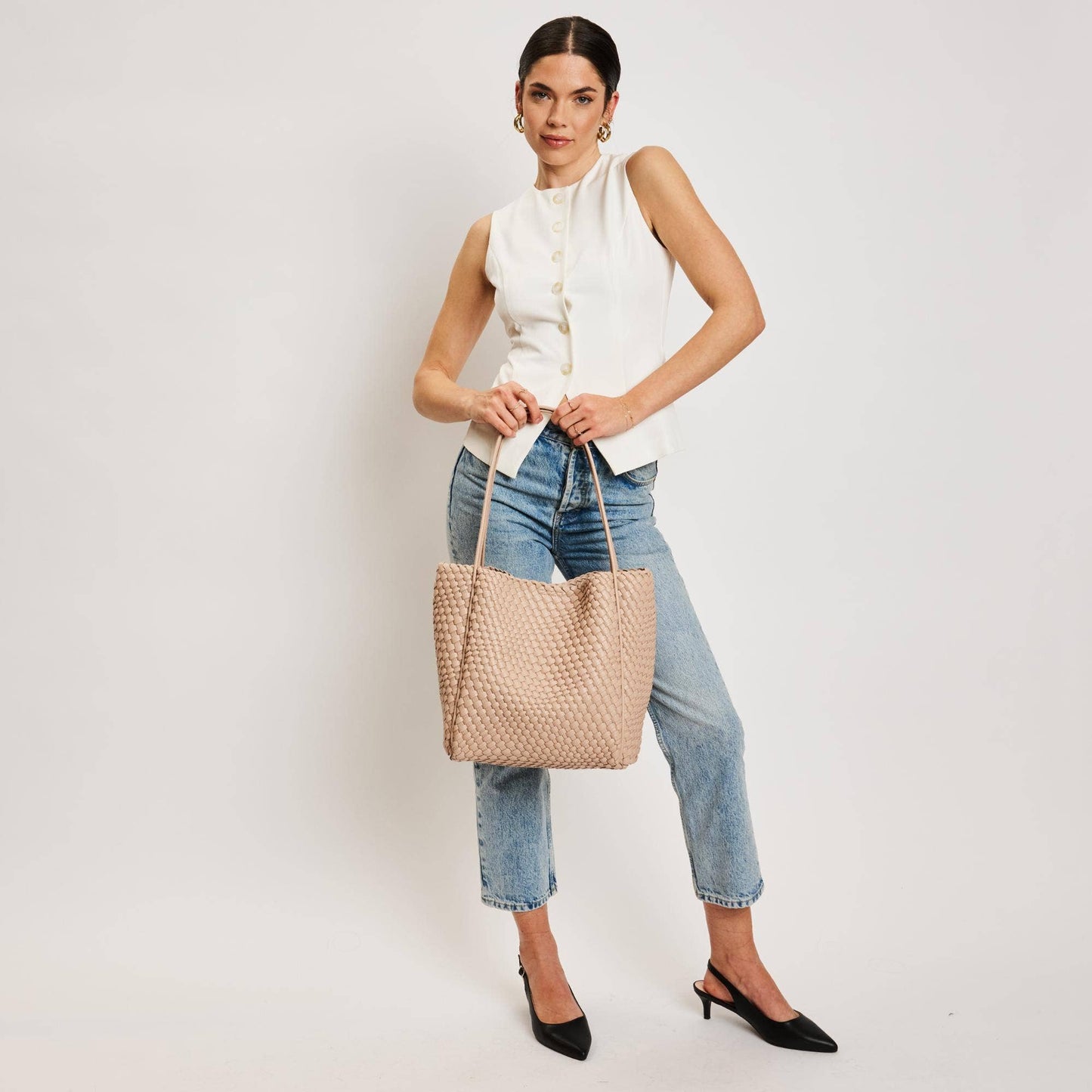 Gladys Woven Tote
