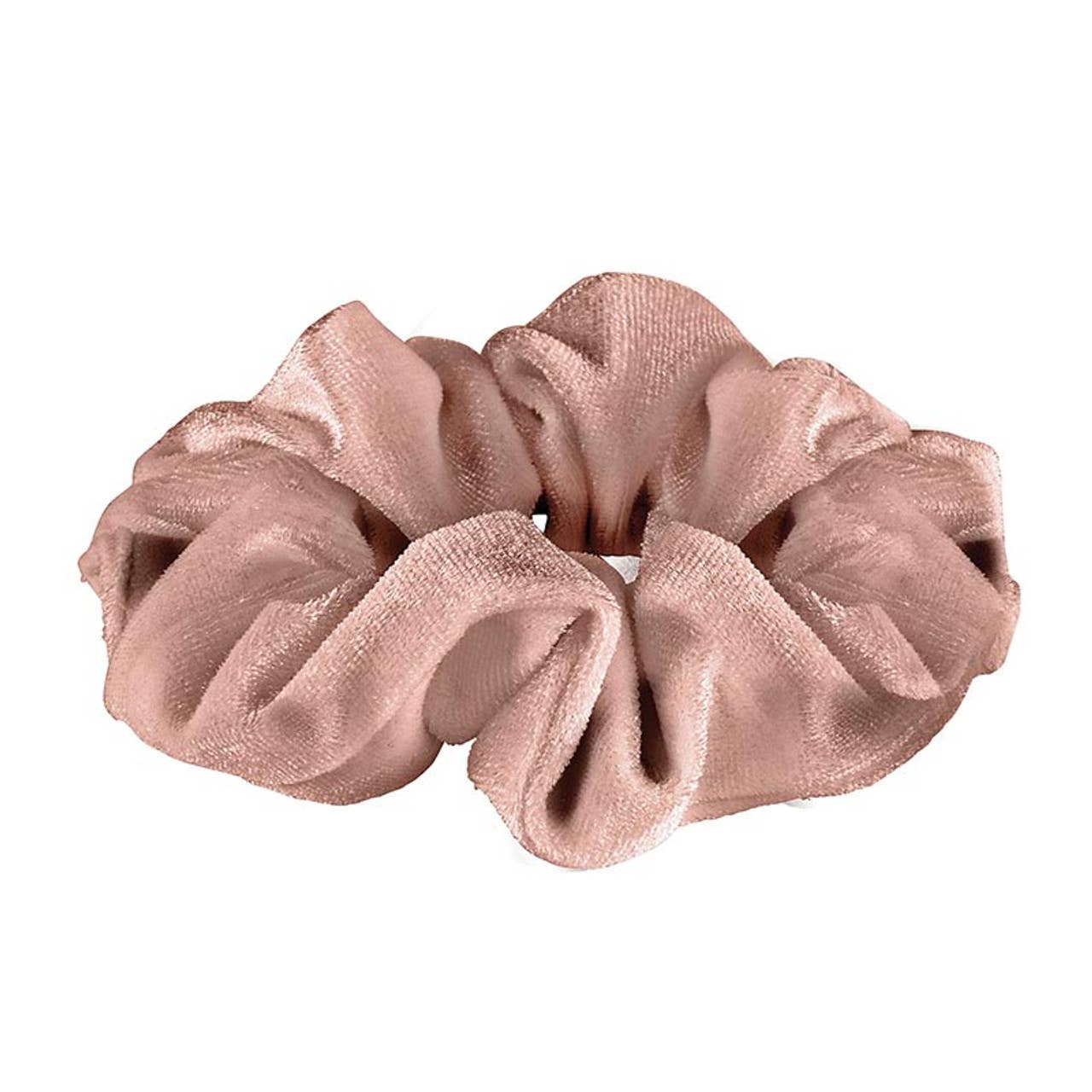 LARGE SCRUNCHIE IN HEART ORNAMENT - BLUSH