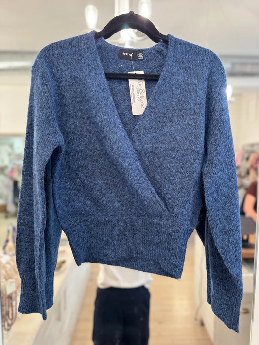 Dalros Wrap-Neck Pullover