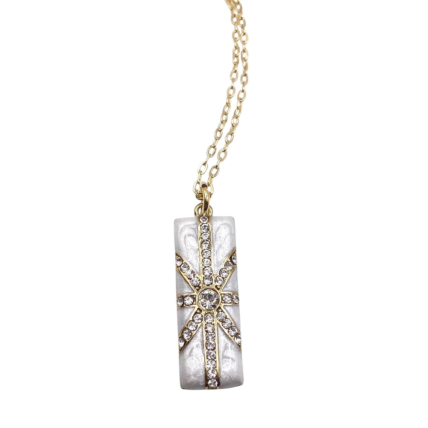 Starburst Bar Pendant Necklace