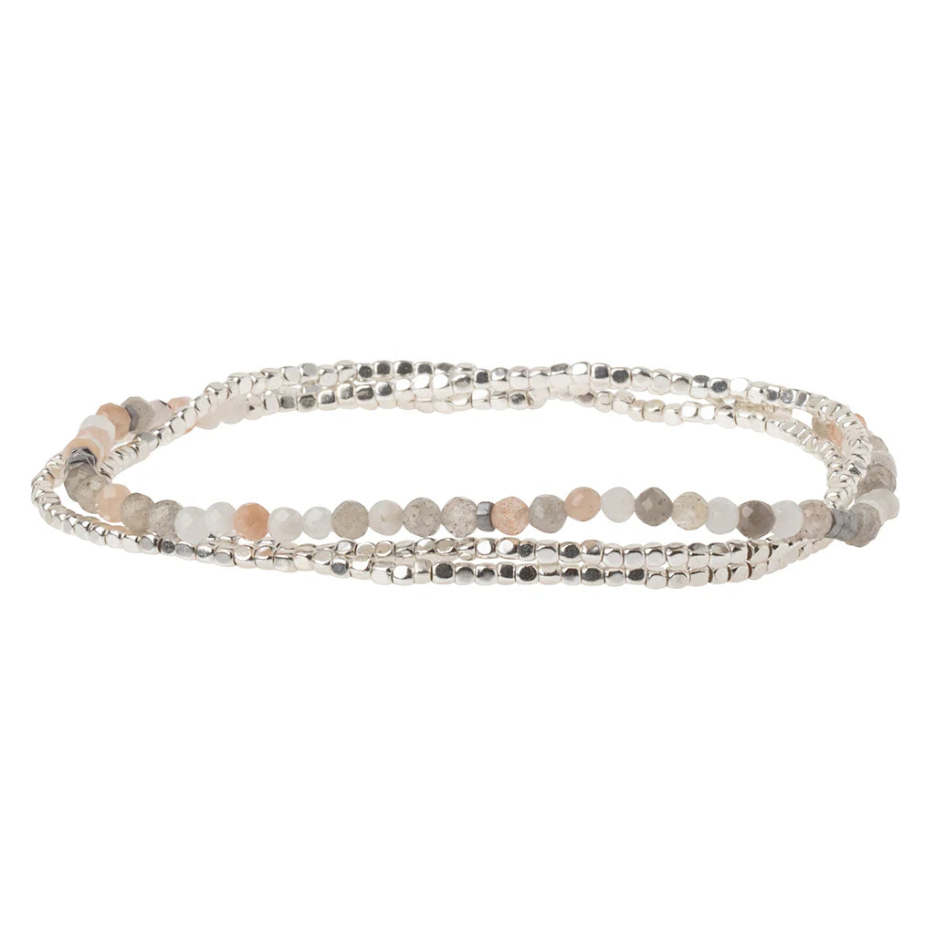 DELICATE STONE BRACELET/NECKLACE MOONSTONE - STONE OF BALANCE