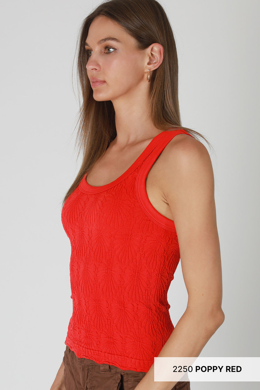 Reversible Lace Textured Tank Top
