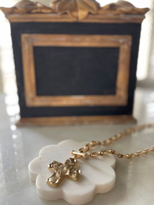 Chunky Cross Necklace